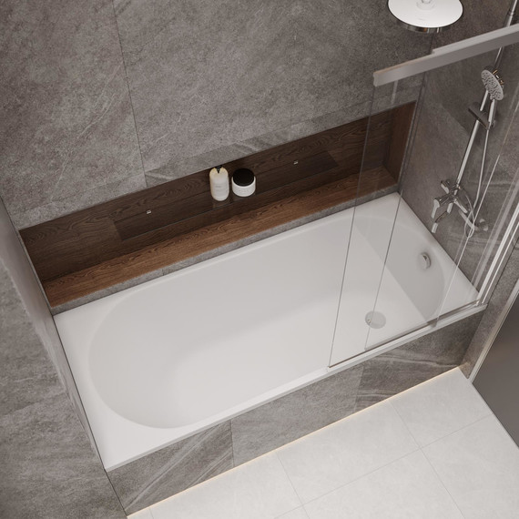 Шторка для ванны Stworki Нюборг 98x145 см STW_801_SL_C, хром/прозрачное - фото 11