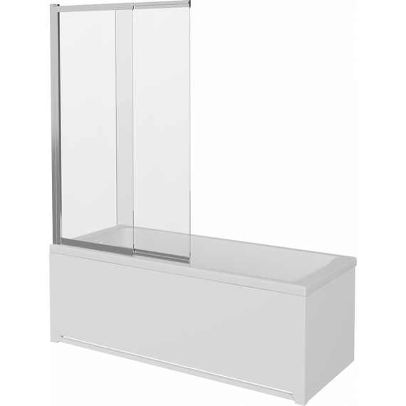 Шторка для ванны Stworki Нюборг 98x145 см STW_801_SL_C, хром/прозрачное - фото 14