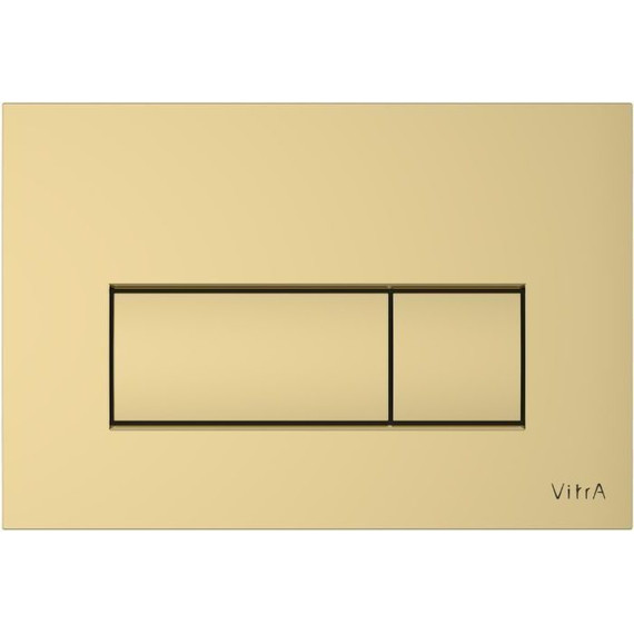 Кнопка смыва Vitra Root Square 740-2324, золото глянцевое - фото 