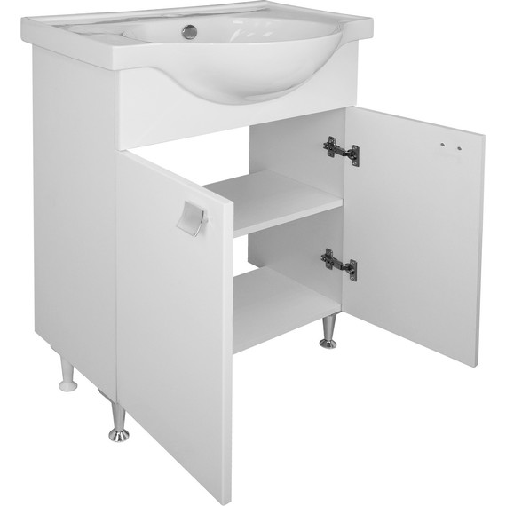 Тумба напольная с раковиной Стиль София 60 см (раковина Teo) - фото, картинка 6 Тумба напольная с раковиной Стиль София 60 см (раковина Teo) - фото 6