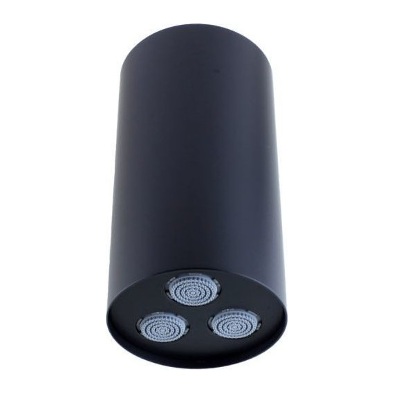 Верхний душ Bronze de Luxe Liberty 80x80 мм 501B, чёрный матовый - фото 3