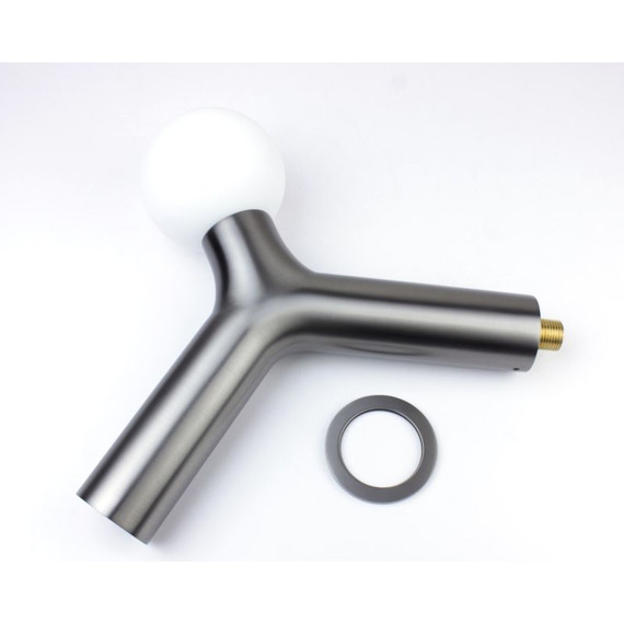 Верхний душ Bronze de Luxe Liberty 50x50 мм 501GM-L, графит - фото 6