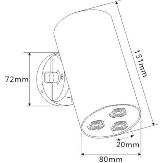 Верхний душ Bronze de Luxe Liberty 80x80 мм 501GM, графит - фото 4