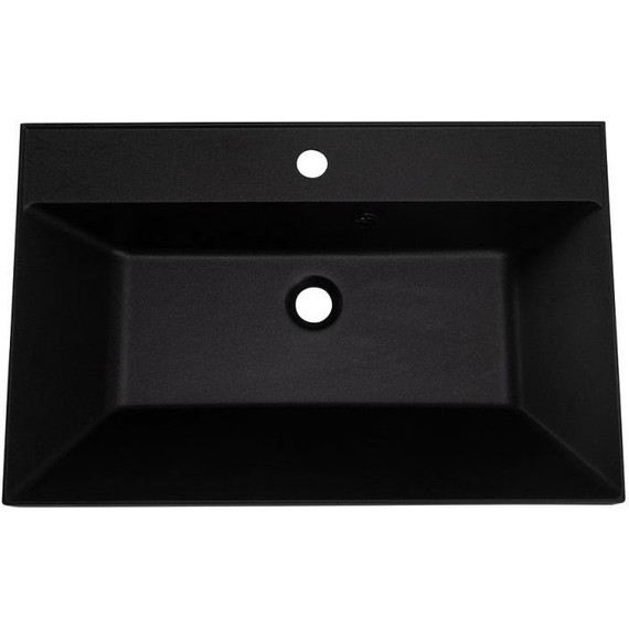 Тумба подвесная с раковиной BelBagno MARINO-H60-700-2C-SO-BL-P 70 см (раковина чёрная BB700/450-LV-ART-AST-NERO) Bianco Lucido - фото 10