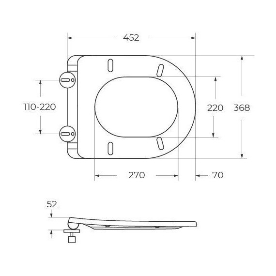 Унитаз подвесной безободковый Cezares Stream-Tor CZR-2426-TH-TOR/SC с тонкой крышкой микролифт (Система смыва торнадо) - фото, картинка 11 Унитаз подвесной безободковый Cezares Stream-Tor CZR-2426-TH-TOR/SC с тонкой крышкой микролифт (Система смыва торнадо) - фото 11