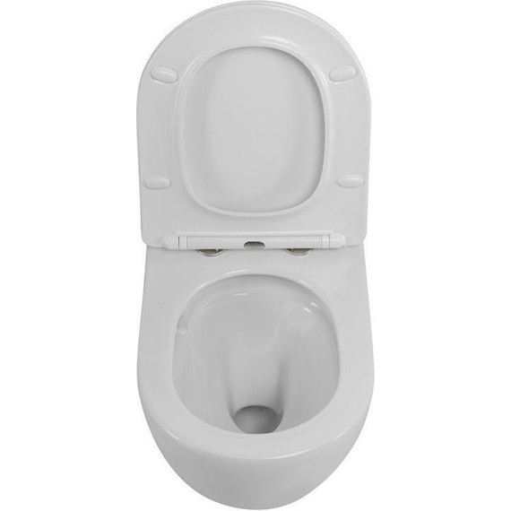 Унитаз подвесной безободковый Cezares Stream-Tor CZR-2426-TH-TOR/SC с тонкой крышкой микролифт (Система смыва торнадо) - фото, картинка 5 Унитаз подвесной безободковый Cezares Stream-Tor CZR-2426-TH-TOR/SC с тонкой крышкой микролифт (Система смыва торнадо) - фото 5