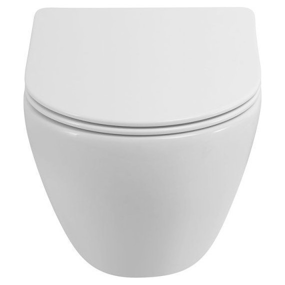 Унитаз подвесной безободковый Cezares Stream-Tor CZR-2426-TH-TOR/SC с тонкой крышкой микролифт (Система смыва торнадо) - фото, картинка 6 Унитаз подвесной безободковый Cezares Stream-Tor CZR-2426-TH-TOR/SC с тонкой крышкой микролифт (Система смыва торнадо) - фото 6