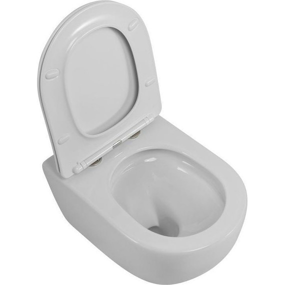 Унитаз подвесной безободковый Cezares Stream-Tor CZR-2426-TH-TOR/SC с тонкой крышкой микролифт (Система смыва торнадо) - фото, картинка 7 Унитаз подвесной безободковый Cezares Stream-Tor CZR-2426-TH-TOR/SC с тонкой крышкой микролифт (Система смыва торнадо) - фото 7