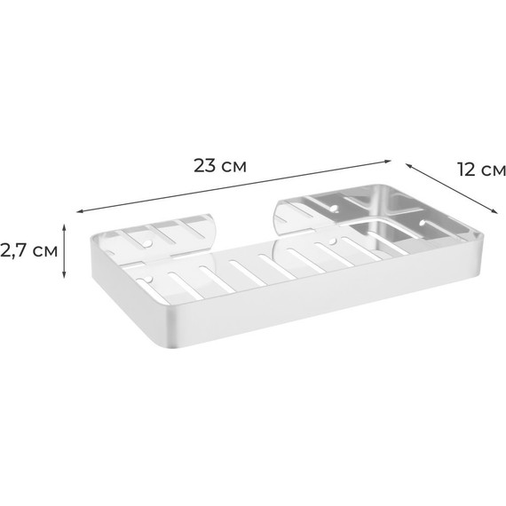 Полка прямоугольная Fixsen FX-31003R - фото 3