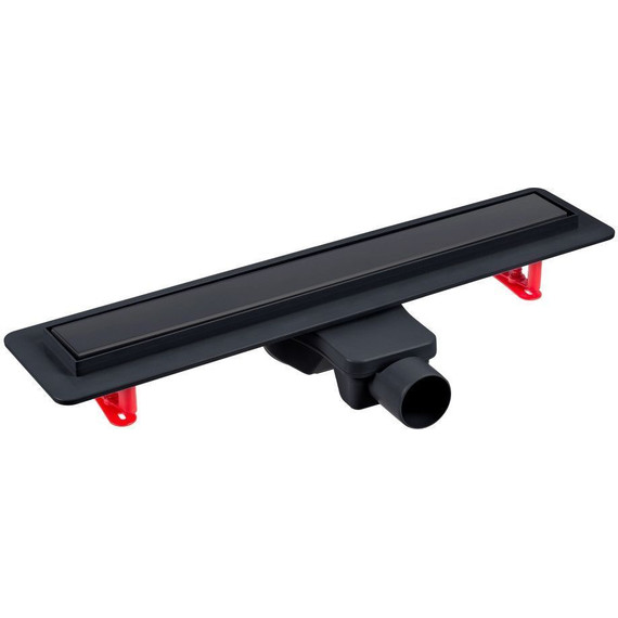 Трап Berges Wasserhaus Optim Line 50 см 095505, чёрный матовый, Цвет производителя: чёрный матовый, Размер трапа: 500 - фото 2