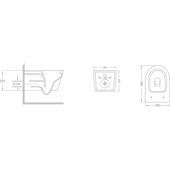 Инсталляция с подвесным унитазом комплект: Grohe Solido 38811KF0 с подвесным безободковым унитазом Loranto Ester 87265 сиденье микролифт, крепление, кнопка смыва чёрная матовая, Цвет производителя: чёрный матовый - фото 21
