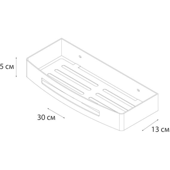 Полочка Fixsen Hotel FX-31003N, цвет чёрный - фото 3
