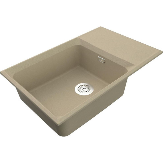 Кухонная мойка Point Этна 78 PN3012BG, светло-бежевый, Цвет производителя: светло-бежевый - фото 2