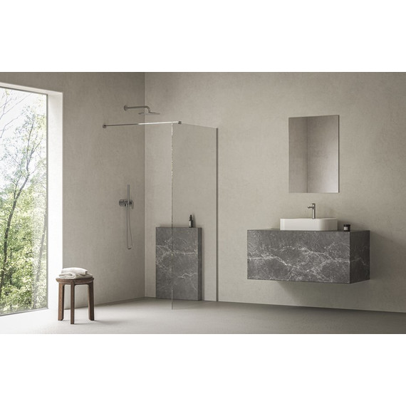 Душевая перегородка Ravak Walk-In Air 110 см GW9WD0C00Z1C с кронштейном в комплекте, хром/прозрачное - фото 2