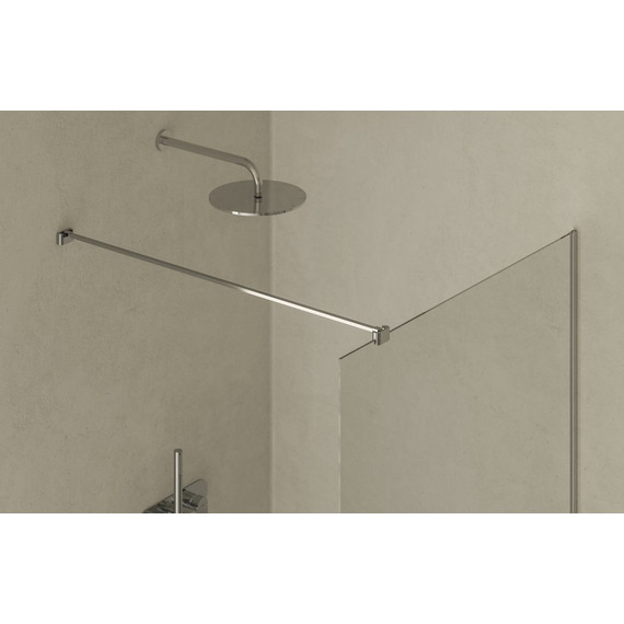 Душевая перегородка Ravak Walk-In Air 120 см GW9WG0C00Z1C с кронштейном в комплекте, хром/прозрачное - фото 3