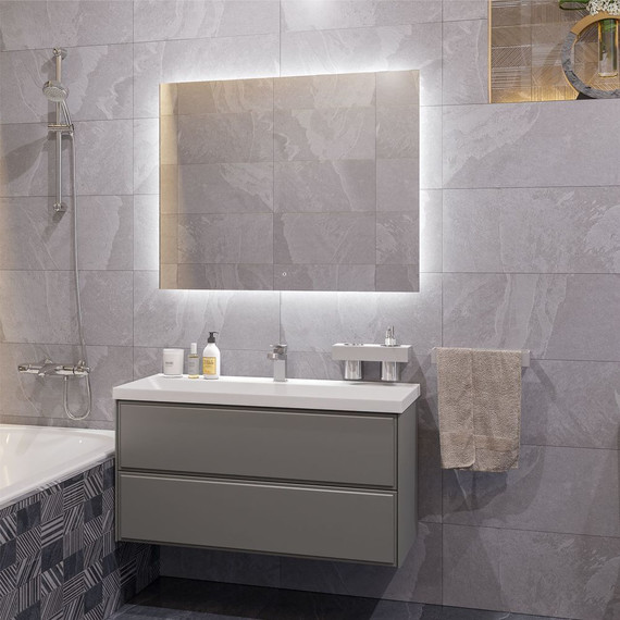 Тумба подвесная с раковиной Mirsant Dante 60 см (раковина Style 60) серый матовый - фото, картинка 3 Тумба подвесная с раковиной Mirsant Dante 60 см (раковина Style 60) серый матовый - фото 3