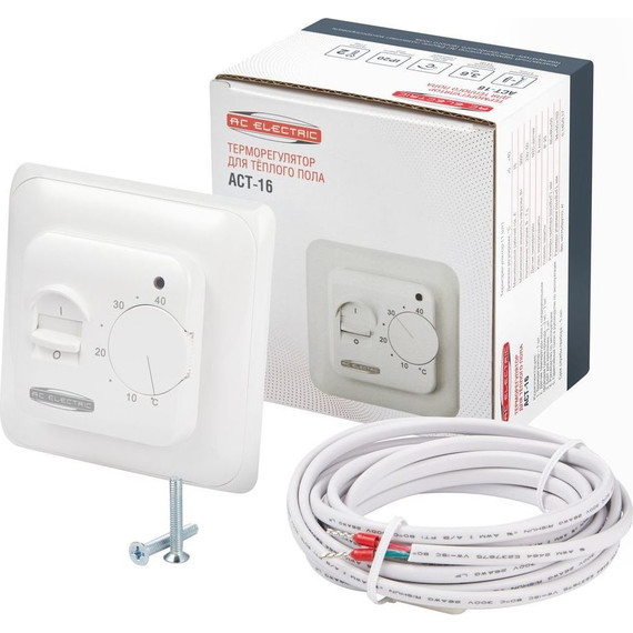 Терморегулятор механический AC Electric ACT-16 НС-1502226 - фото, картинка 4 Терморегулятор механический AC Electric ACT-16 НС-1502226 - фото 4