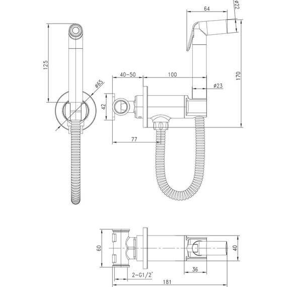 Гигиенический душ Lemark Solo LM7171C - фото 2