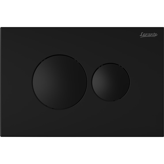 Инсталляция с подвесным унитазом комплект: Loranto 4501 с подвесным безободковым унитазом Niagara Vista NG-9301 сиденье микролифт, кнопка смыва чёрный матовый - фото 11