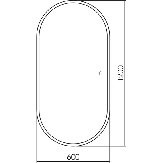 Зеркало Abber Kontur 120 см AG6303SL-1.2 - фото 3