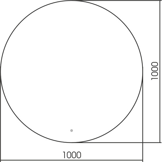 Зеркало Abber Mond 100 см AG6203SL-1.0 - фото 3