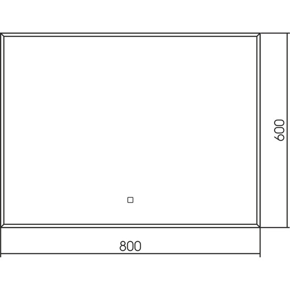 Зеркало Abber See 80 см AG6103SL-0.8 - фото 3