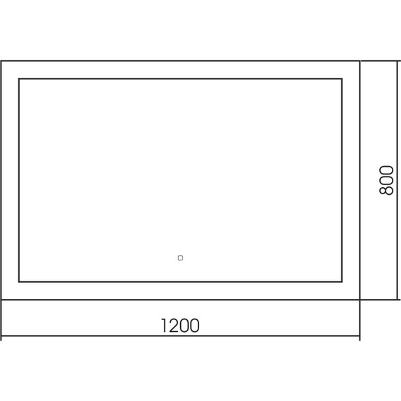 Зеркало Abber See 120 см AG6107SXL-1.2 - фото 3