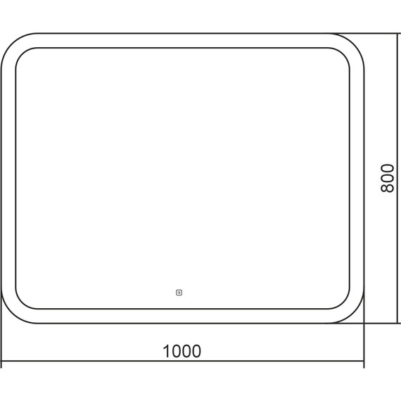 Зеркало Abber See 100 см AG6109SL-1.0 - фото 3