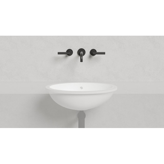 Раковина врезная под столешницу Salini Marea 12 56 см 1101109M (S-Sense) матовая - фото 5