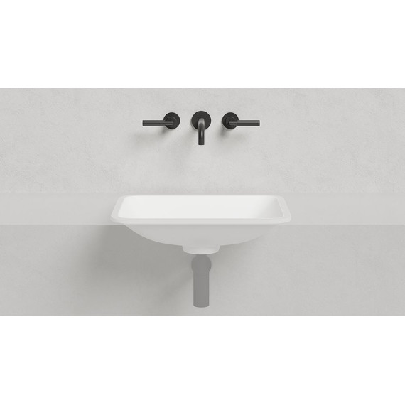 Раковина врезная под столешницу Salini Marea 06 55 см 1802206M (S-Stone) матовая - фото 4