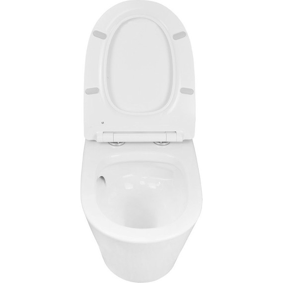 Инсталляция с подвесным унитазом комплект: Grohe Rapid SL 38772001 с подвесным безободковым унитазом Creo Ceramique Tornado CR1100NR сиденье микролифт, крепление, кнопка смыва хром (Система смыва торнадо), Цвет производителя: белый - фото, картинка 7 Инсталляция с подвесным унитазом комплект: Grohe Rapid SL 38772001 с подвесным безободковым унитазом Creo Ceramique Tornado CR1100NR сиденье микролифт, крепление, кнопка смыва хром (Система смыва торнадо), Цвет производителя: белый - фото 7