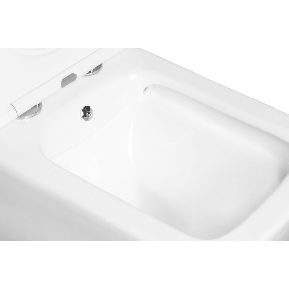 Унитаз-биде безободковый SantiLine SL-5017SM-BD с тонкой крышкой микролифт (с арматурой Geberit) - фото 4