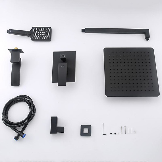 Душевая система для ванны Gappo G7107-6, черный - фото 8