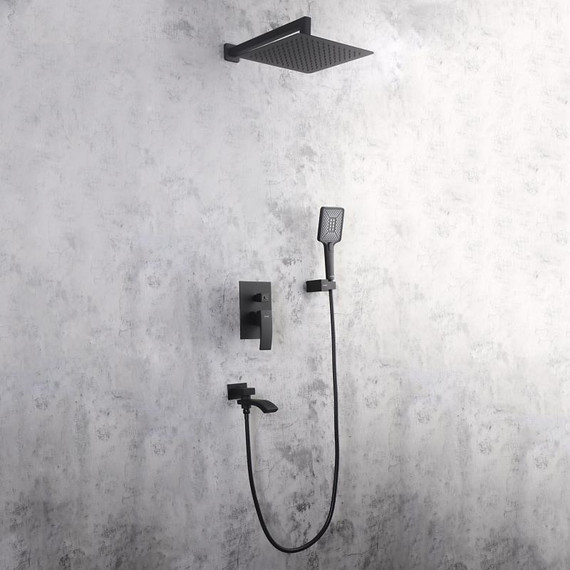 Душевая система для ванны Gappo G7107-6, черный - фото 2