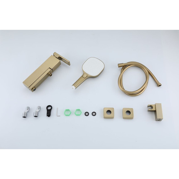 Смеситель для ванны Gerhans K13027Y, золотой сатин, Цвет производителя: золотой сатин - фото 4