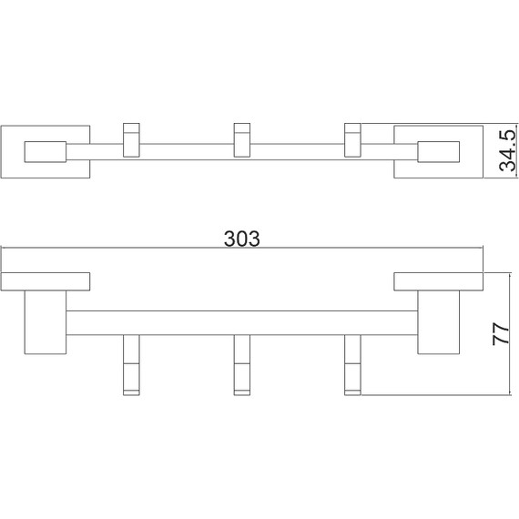 Набор крючков Belz B90415-3, цвет вороненая сталь - фото 2