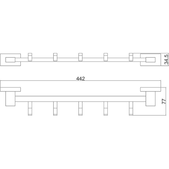 Набор крючков Belz B90415-5, цвет вороненая сталь - фото 2