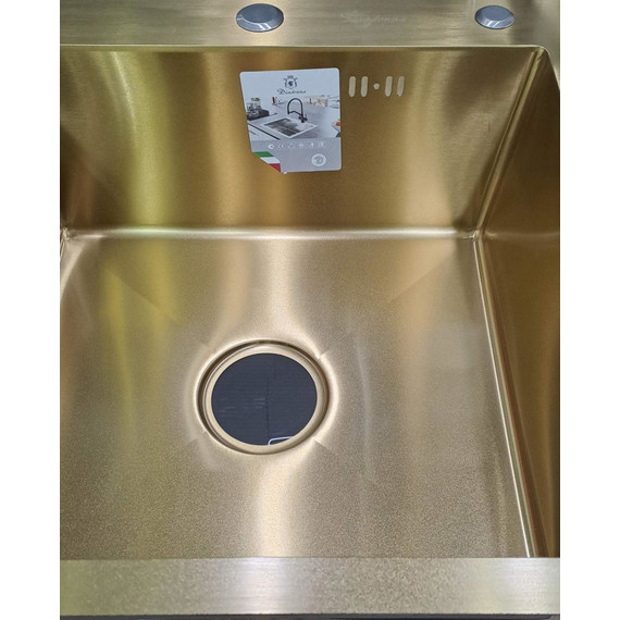 Кухонная мойка Diadonna DS5050G, золото матовое - фото, картинка 2 Кухонная мойка Diadonna DS5050G, золото матовое - фото 2