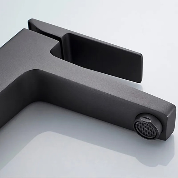 Смеситель для раковины Ledeme L1078U, графит - фото 6