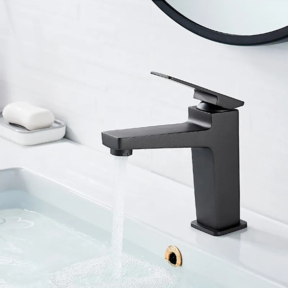 Смеситель для раковины Ledeme L1078U, графит - фото 2