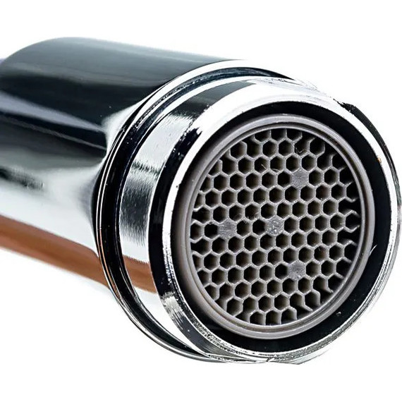 Смеситель для кухни Ledeme L4898-8, хром/фиолетовый - фото 3