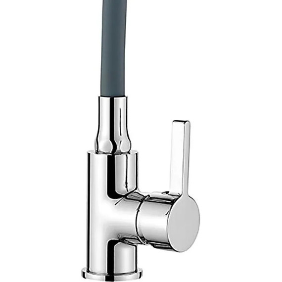 Смеситель для кухни Ledeme L4898-9, хром/серый - фото 2