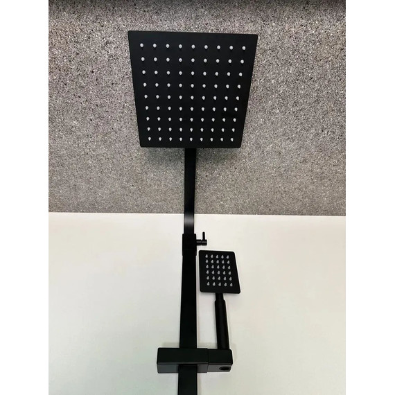 Душевая стойка Haiba HB23803-7, чёрный матовый - фото, картинка 6 Душевая стойка Haiba HB23803-7, чёрный матовый - фото 6