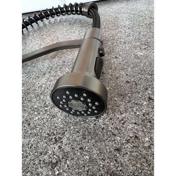 Смеситель для кухни Haiba HB73826-3, оружейная сталь - фото 5