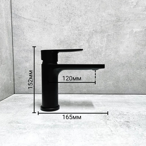 Смеситель для раковины Belz B10678-7, чёрный, Цвет производителя: чёрный - фото 5