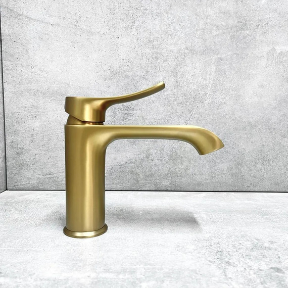 Смеситель для раковины Haiba HB10553-5, золото - фото 3