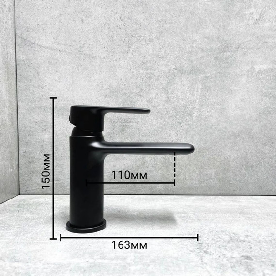 Смеситель для раковины Haiba HB10564-7, чёрный - фото 9