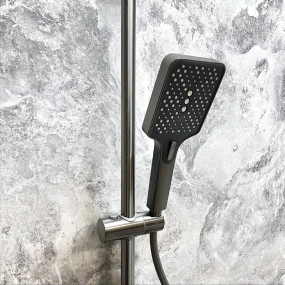 Душевая стойка Haiba HB24575-3, графит - фото 5