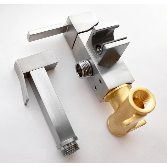 Гигиенический душ CeramaLux KBS/004, никель, Цвет производителя: никель - фото 4