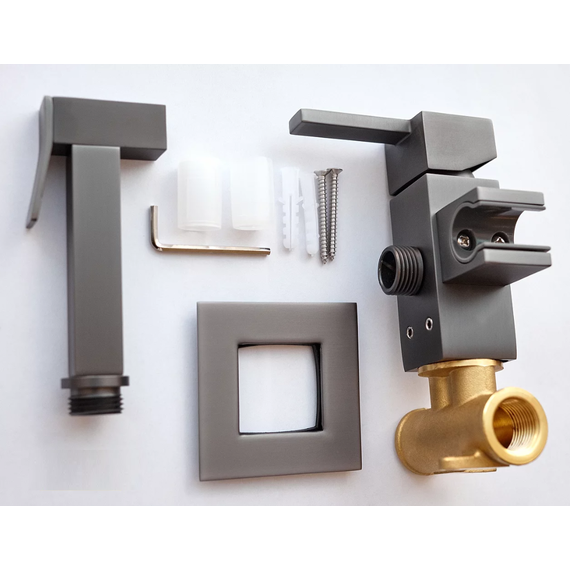 Гигиенический душ CeramaLux KBS/008, оружейная сталь, Цвет производителя: оружейная сталь - фото 6